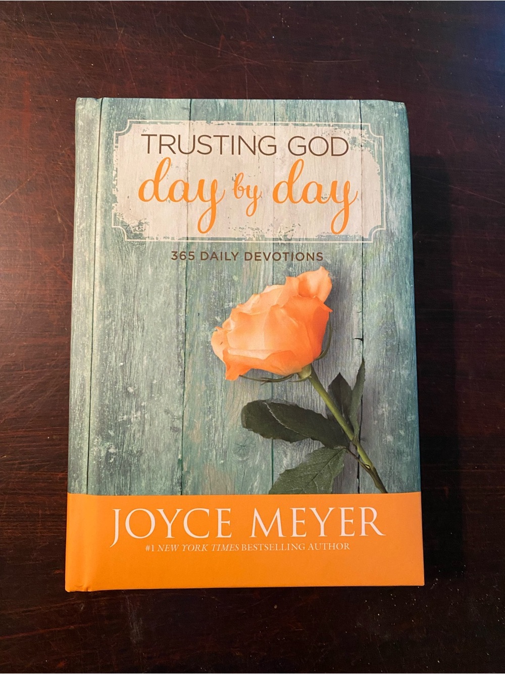 Joyce Meyer Trusting God Day by Day - Orange & Teal Devotional